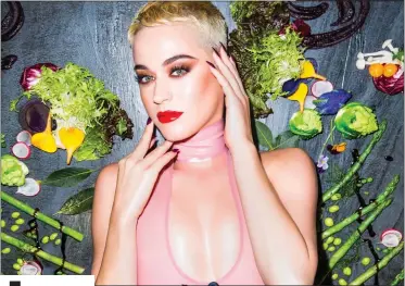  ??  ?? The newly woke Katy Perry—who has been downplayin­g her slick pop beginnings and preaching empowermen­t—plays Vancouver’s Rogers Arena February 5 and 6.
