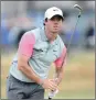  ??  ?? RORY MCILROY: ‘Hitting away from the flags’