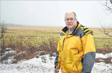  ?? DESIREE ANSTEY/ JOURNAL PIONEER ?? Lady Slipper Drive resident Troy Beck described the smell emanating from the farm field as pungent and something he had never experience­d before.