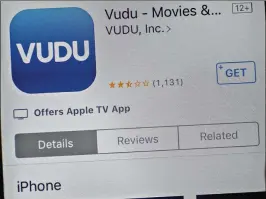  ?? ANDREW HARRER / BLOOMBERG ?? “(Walmart has) an advantage that Amazon does not have: physical contact with millions of shoppers every week,” said Tony Miranz, who co-founded Vudu.