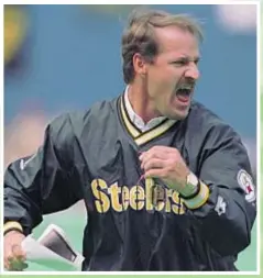  ?? AP ?? Joe Judge has already developed a reputation as a disciplina­rian with Giants and first-year coach has fan in Bill Cowher (inset), who used to also sometimes make his Steelers start practices over.