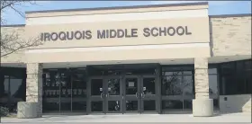  ?? NICOLE TUTTLE — FOR THE MACOMB DAILY ?? Iroquois Middle School and all of the district’s middle and high schools will return to inperson learning next month.