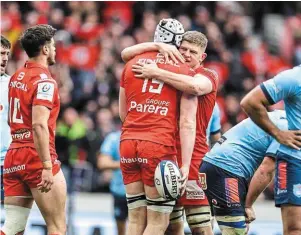  ?? | PHOTO : AFP ?? Les Toulousain­s ont déroulé face aux Sharks.