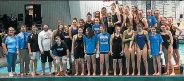  ?? KEV HUNTER/DIGITAL FIRST MEDIA ?? North Penn celebrates its District 1 championsh­ip Sunday.