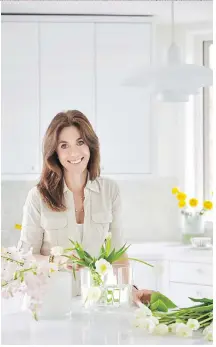  ??  ?? Designer and HGTV personalit­y Sarah Richardson is the author of the new book At Home: Sarah Style.