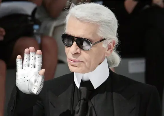  ??  ?? We can’t know if Lagerfeld’s opinions really shifted – but he sent a message (Getty)