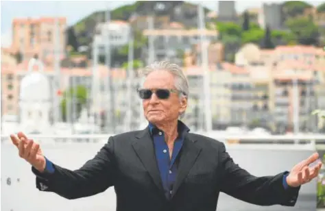  ?? ?? Michael Douglas, ayer en Cannes // AFP