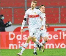  ?? FOTO: THOMAS KIENZLE/AFP ?? Rettete dem VfB Stuttgart gegen den 1. FC Union Berlin mit zwei Toren doch noch einen Punkt: Sasa Kalajdzic.