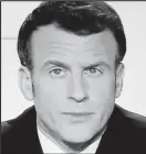  ??  ?? Emmanuel Macron