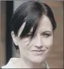  ??  ?? DOLORES O’RIORDAN: The 46-year-old lead singer of the Cranberrie­s died in a London hotel.