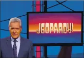  ?? COURTESY OF JEOPARDY! ?? Legenday game show host Alec Trebek made his final appearance on “Jeopardy!” on Friday. It was shown more than two months after his death.