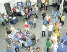  ??  ?? Right: Pictured are guests and students at the 3M Young Innovators Challenge awards evening 2017.