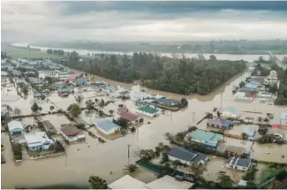  ?? Flooding in New Zealand’s Buller District. Photo: New Zealand Defence Force ??