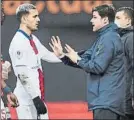  ?? FOTO: AP ?? Pochettino da órdenes en Lorient