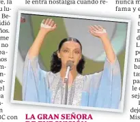  ?? ?? LA GRAN SEÑORA DE EUROVISIÓN
Missiego consiguió quedar segunda en el festival de música del 79 con el tema ‘Su canción’.