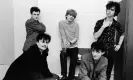  ?? ?? The Birthday Party in a Leeds hotel room in 1981. (L-R) Mick Harvey, Tracy Pew, Phill Calvert, Roland S Howard and Nick Cave. Photograph: Virginia Turbett/Redferns/Getty Images