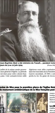  ?? (Photo DR) ?? Jean-Baptiste Abel a été ministre du Travail... pendant trois jours du  au  juin .