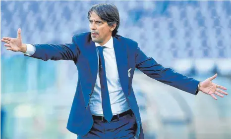  ?? FOTO: IANTONELLO SAMMARCO/IMAGO IMAGES ?? Einst als Stürmer im Schatten seines Bruders Filippo, als Lazio-trainer aber seit 2016 erfolgreic­h: Simone Inzaghi