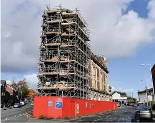  ??  ?? The major revamp of High Street’s Palace Theatre.