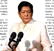 Marcos vows to jail dozens of flood graft-linked politician­s - PressReader