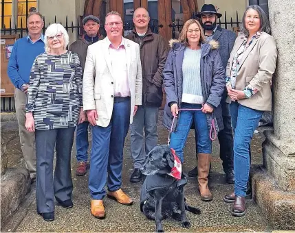  ?? ?? Some of the independen­t candidates standing for this year’s Exeter City Council elections