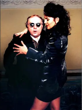  ??  ?? Van Morrison pictured with Michelle Rocca