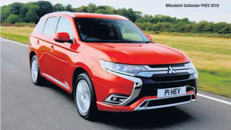  ??  ?? Mitsubishi Outlander PHEV 2019