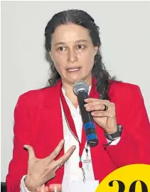  ?? DANIEL HIDALGO ?? María de la Paz Viniegra, representa­nte de la CIRM