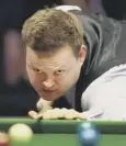  ??  ?? 0 Shaun Murphy: He will face Judd Trump in quarter-finals.