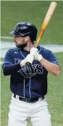  ?? CHRIS O'MEARA/AP FILE ?? Brandon Lowe has developed into a potent hitter for the Tampa Bay Rays.