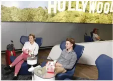  ??  ?? From left: Dubai Internatio­nal Sleep ‘n’ Fly lounge; Frankfurt Airport “Movie World”
