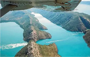  ?? SUPPLIED ?? The Horizontal Waterfalls are now accessible on seaplane trips from Broome and Derby.