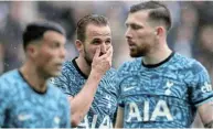  ?? Picture: SCOTT HEPPEL/ REUTERS ?? NOT GOOD ENOUGH: Tottenham Hotspur’s Harry Kane reacts after their defeat to Newcastle United on Sunday