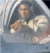  ??  ?? John Boyega as Finn