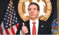  ?? (Andrew Kelly/Reuters) ?? NEW YORK Gov. Andrew Cuomo has launched the NYPA-Israel Smart Energy Challenge, a competitio­n for Israeli clean energy companies to “take us into the next generation of resilient, renewable and affordable energy systems.”