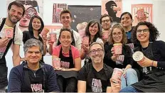  ?? ?? Equipo de Pink Albatross, ‘start up’ liderada por Pepe Biaggio y Luke Saldanha.