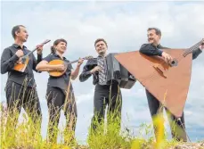  ?? FOTO: VERANSTALT­ER ?? Das Quartett bietet in seinen Konzerten eine erstaunlic­he Repertoire­bandbreite, die weit über die große Tradition russischer Volksmusik hinausgeht.