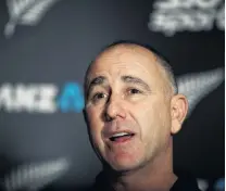  ?? PHOTO: GETTY IMAGES ?? Steadfast . . . Gary Stead speaks to media after being announced as the new Black Caps coach at a New Zealand Cricket press conference in Auckland yesterday.