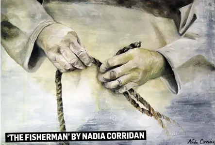  ??  ?? ‘THE FISHERMAN’ BY NADIA CORRIDAN