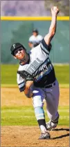  ??  ?? Senior pitcher Andrew Hauck struck out 11 over six scoreless innings Wednesday as Foothill edged Las Vegas 1-0 in Henderson.