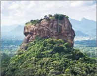  ?? ?? “Wonderful views”: Pidurangal­a Rock, near Sigiriya