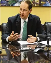  ?? PHIL SEARS / ASSOCIATED PRESS 2017 ?? Senate President Joe Negron is confident he will win support for a plan to redirect $318 million in funding toward for-profit hospitals