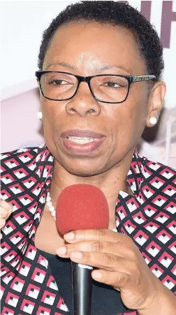  ??  ?? Director general of the Statistica­l Institute of Jamaica, Carol Coy.