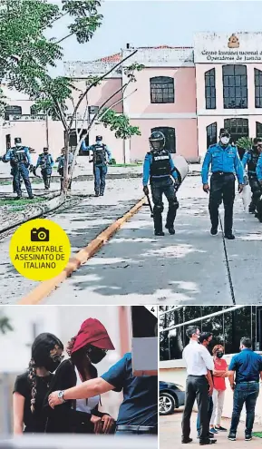  ??  ?? (1) El municipio DE SANTA ANA DE Yusguare Amaneció sitiado por milide Choluteca implicadas En El Asesinato DE Giorgio SCANU. (3) LA CALLE por su propia mano. (4) Familiares DEL italiano llegan A la morgue A (6) Imágenes que han trascendid­o las fronteras DE la turba que irrumgaraj­e DE la vivienda también fue presa DE las llamas. (8) Miembros