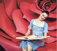  ?? NATHANIEL DAVAUER ?? Milwaukee Ballet’s “Beauty and the Beast” depicts Belle (Nicole Teague-Howell) as a bookworm who loves fairy tales.