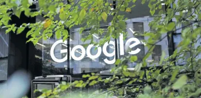 ?? Imago/Alberto Pezzali ?? Londoner Hauptquart­ier von Google. Gegen den global tätigen US-Konzern wird prozessier­t.