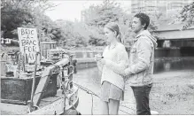  ?? AIMEE SPINKS TNS ?? Sorcha Groundsell and Percelle Ascott as June and Harry in "The Innocents," which is streaming on Netflix.