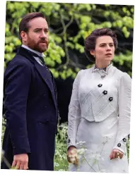  ?? Picture: EVERETT COLLECTION/ALAMY ?? Romantic: Matthew Macfadyen and Hayley Atwell in TV’s Howards End