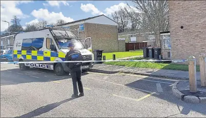  ?? ?? Officers carried out door-to-door enquiries along Downs Road