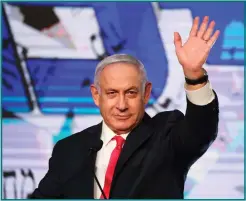  ??  ?? Could this be Benjamin Netanyahu’s last day as Israeli prime minister?